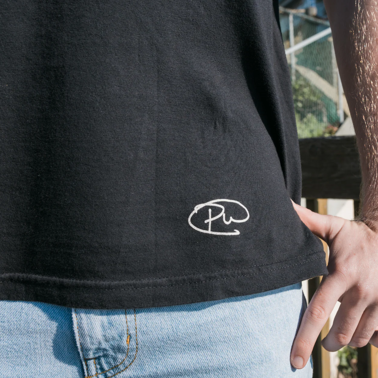 Battle Belongs Stamp Tee - Black - Image 4