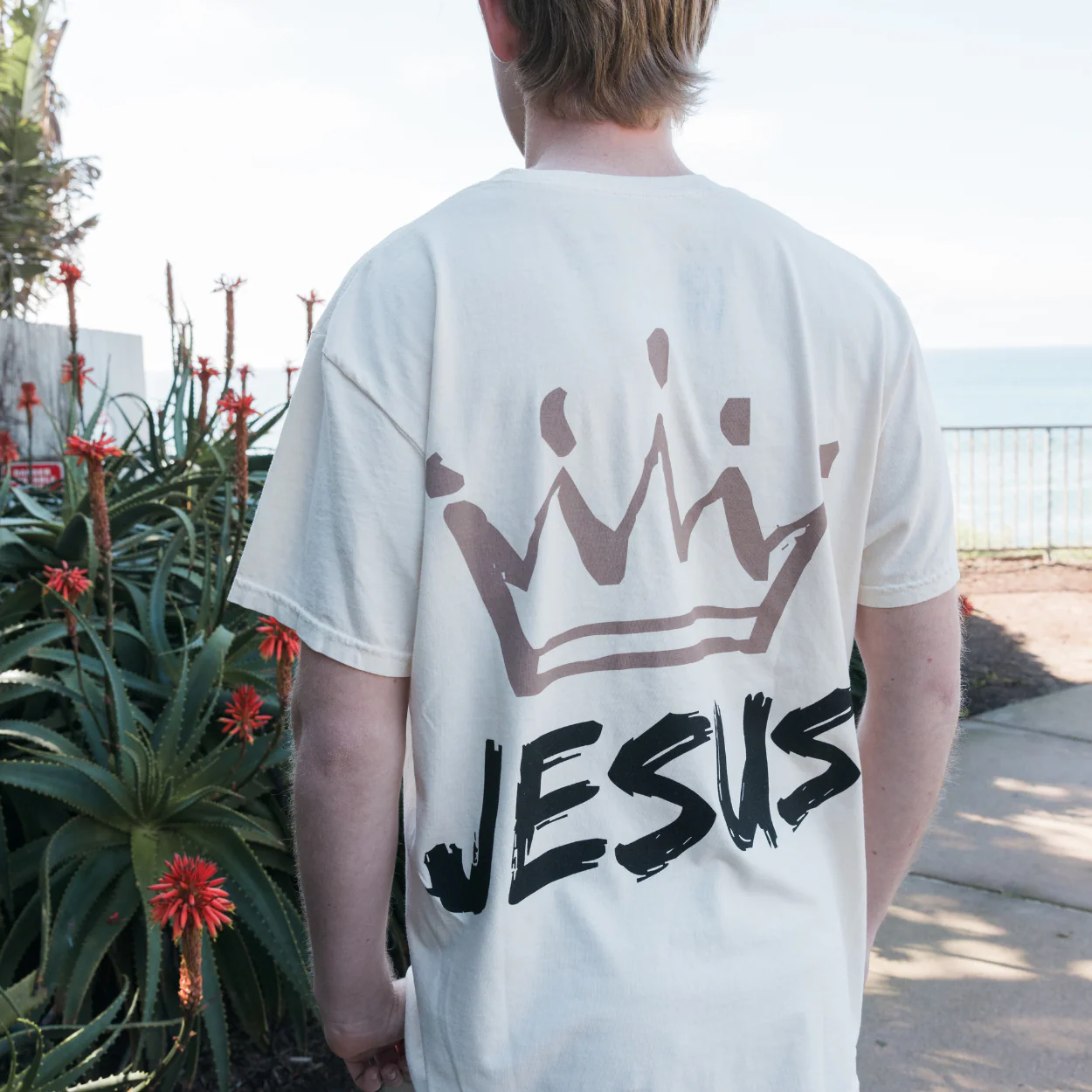 This is Our God (King Jesus) Tee- Cream - Image 3