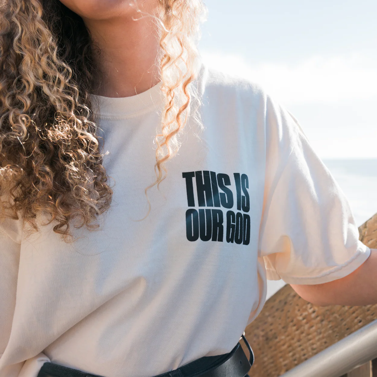 This is Our God Tee - Cream - Image 5